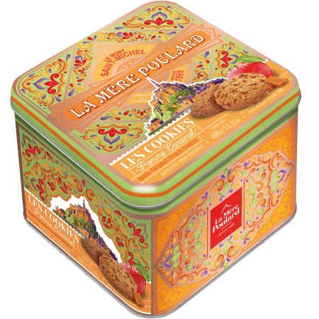 Les Cookies Mythique - Biscuiți cu mere și caramel cutie metalică 400G [0]
