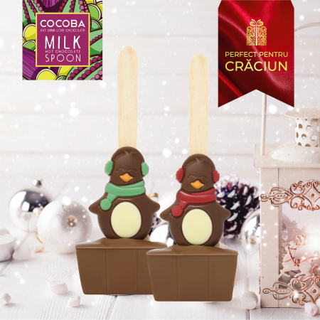 Lingura ciocolata calda cu lapte - Pinguin 50G [7]