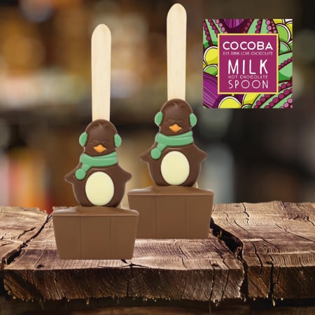 Lingura ciocolata calda cu lapte - Pinguin 50G [12]