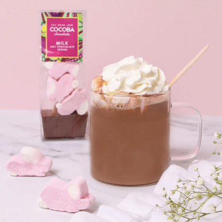 Lingura ciocolata cu lapte si bezele iepurasi 50G [1]