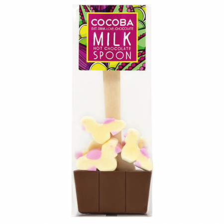 Ciocolata calda & frappe ciocolata - Lingura ciocolata cu lapte si bezele puisori 50G