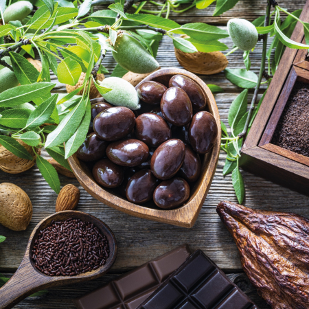 Migdale invelite in ciocolata cu lapte 150G [1]