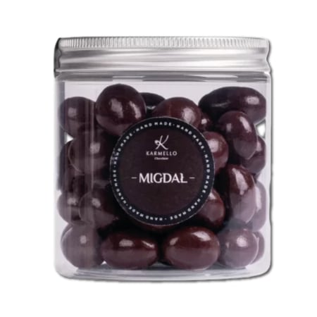 Va multumim - Migdale invelite in ciocolata neagra 150G