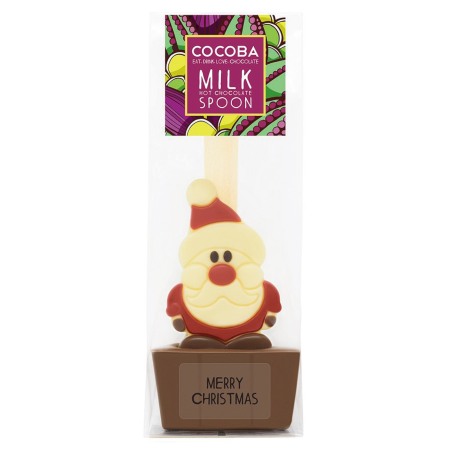 Craciun - Moș Crăciun - Lingură ciocolată caldă cu lapte 50G