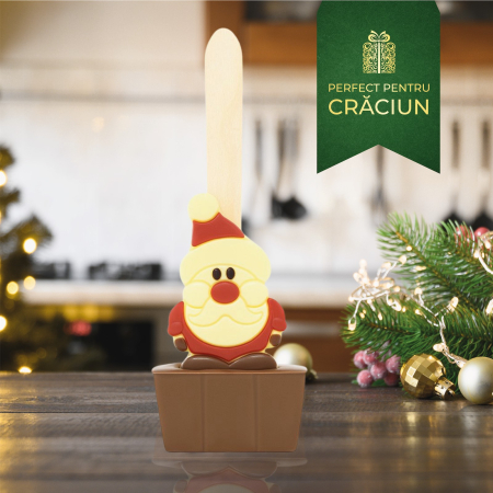 Craciun - Moș Crăciun - Lingură ciocolată caldă cu lapte 50G