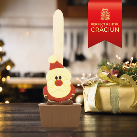 Moș Crăciun - Lingură ciocolată caldă cu lapte 50G [2]