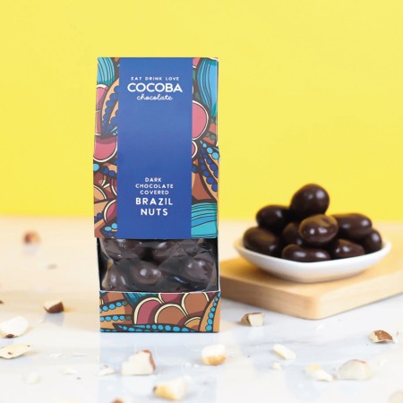Nuci braziliene învelite în ciocolată neagră 175G [2]