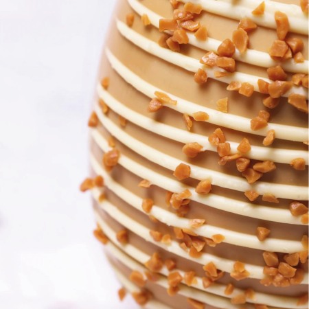 Ou gigant de ciocolata aurie cu caramel 250G [4]