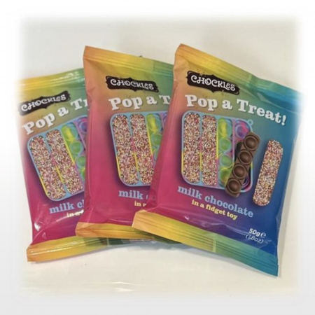 Choco Pop It - Jucarie Pop It cu ciocolata 50G [3]