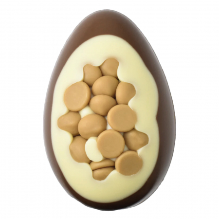 Ou de ciocolata cu lapte si nasturei de caramel 50G [1]