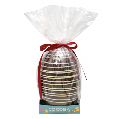 Eggstraordinar - Ou gigant de ciocolata cu lapte si bucati de caramele si fursec 250G [3]