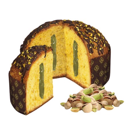 Panettone artizanal cu cremă de fistic Incarto 750G [1]