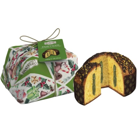 Panettone artizanal cu cremă de fistic Incarto 750G [0]