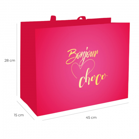 Punga eleganta cadou Bonjour Choco XL [3]