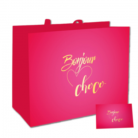 Punga eleganta cadou Bonjour Choco M [4]