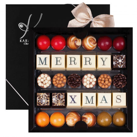 Merry Christmas Collection - Bomboane ciocolata Colectia Craciun Fericit 210G [0]