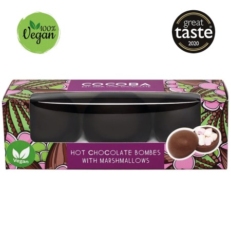 Set 3 sfere de ciocolată neagră cu bezele 150G