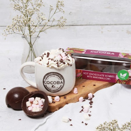 Set 3 sfere de ciocolată neagră cu bezele 150G [2]