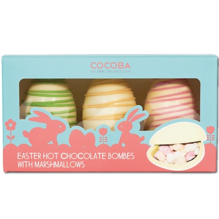 Set 3 ouă glazurate de ciocolată albă cu bezele 150G [1]