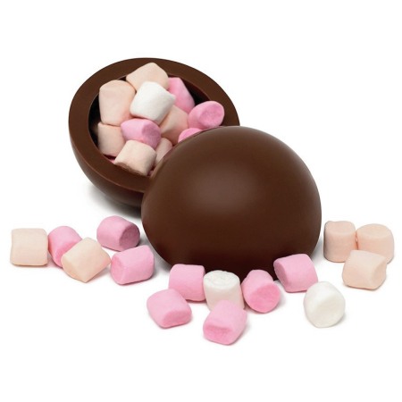 Set 3 sfere de ciocolata cu lapte si bezele 150G [5]