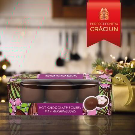 Set 3 sfere de ciocolata cu lapte si bezele 150G [3]