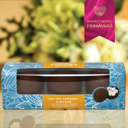 Caramel Hot Chocolate Balls With Marshmallows (Pack of 3) 150G