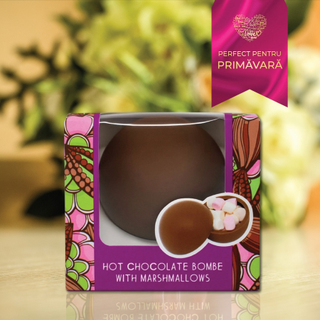 Milk Chocolate Hot Chocolate Ball With Marshmallows 50G
