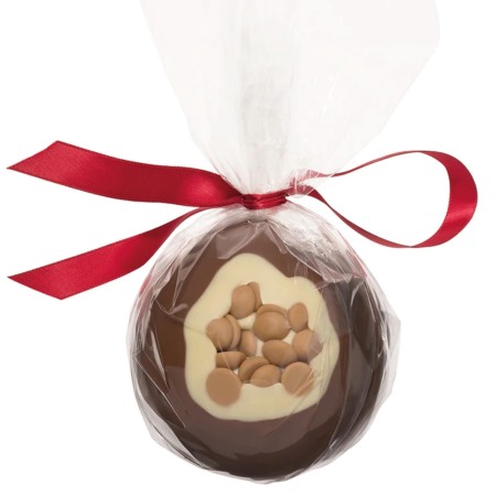 Super-sfera ciocolată cu lapte și năsturei de caramel 100G [0]