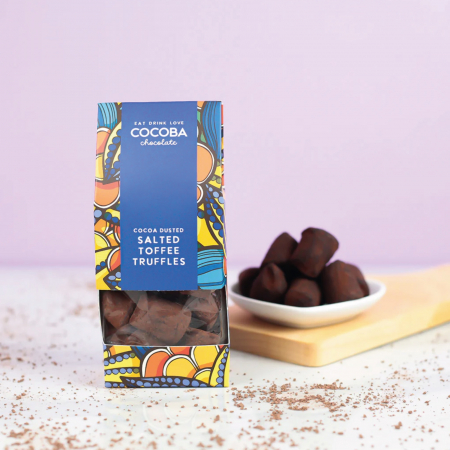 Trufe de ciocolata cu caramel sarat si cacao 175G [1]