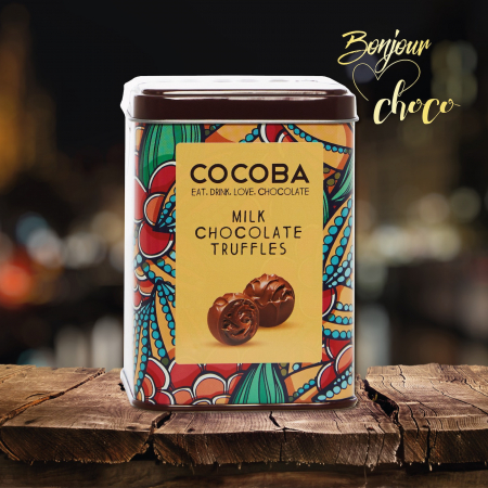 Trufe de ciocolata cu lapte in cutie metalica 120G [7]