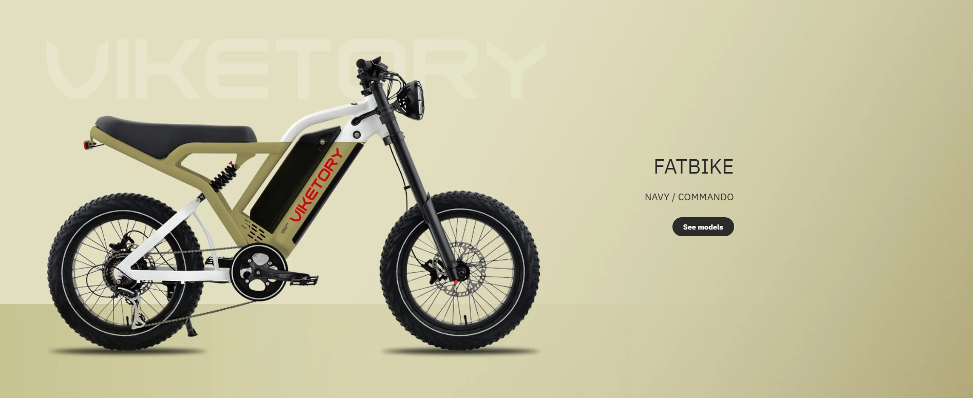 BICICLETA ELECTRICA VIKETORY COMMANDO