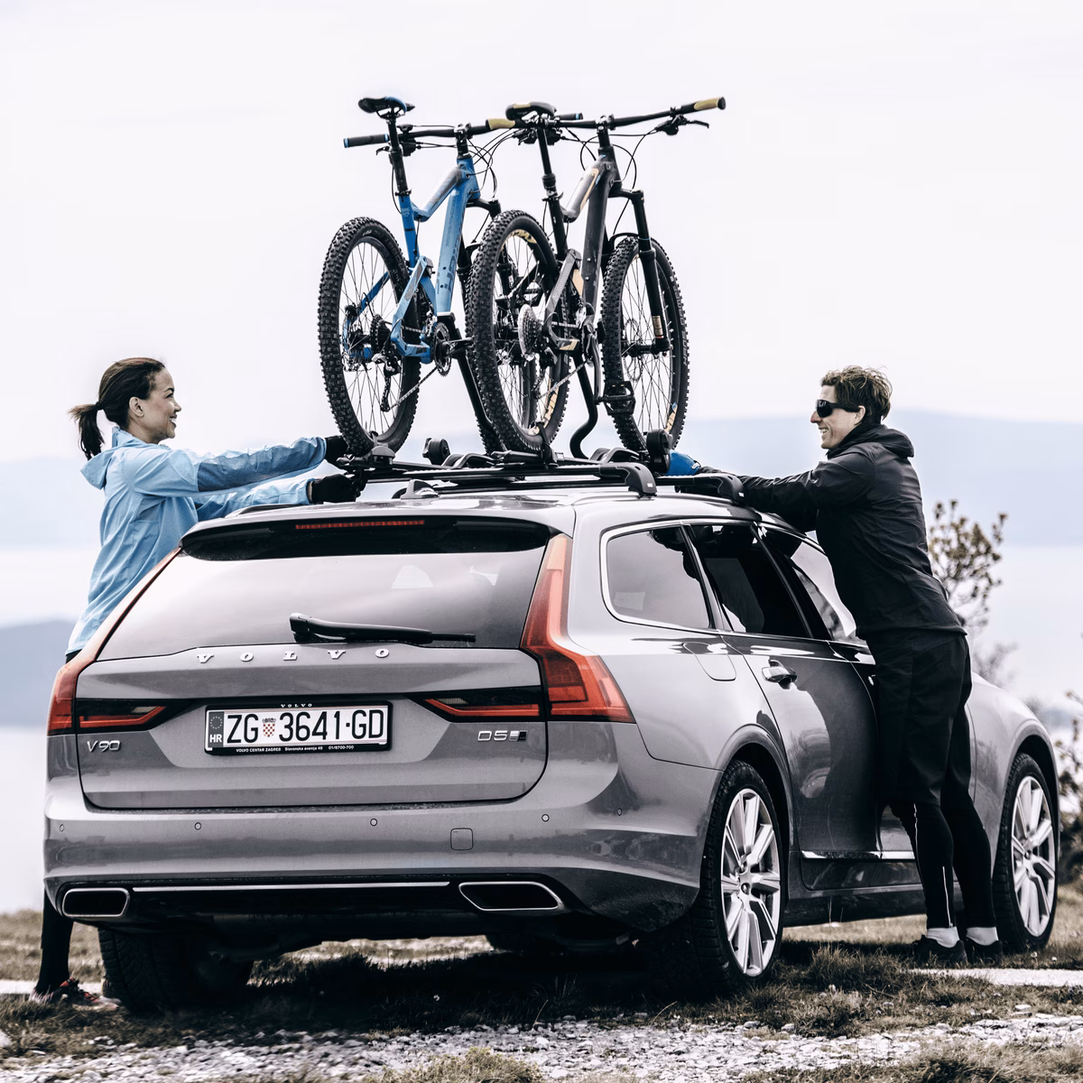 Suport biciclete Thule ProRide 598 Argintiu cu prindere pe bare transversale [5]