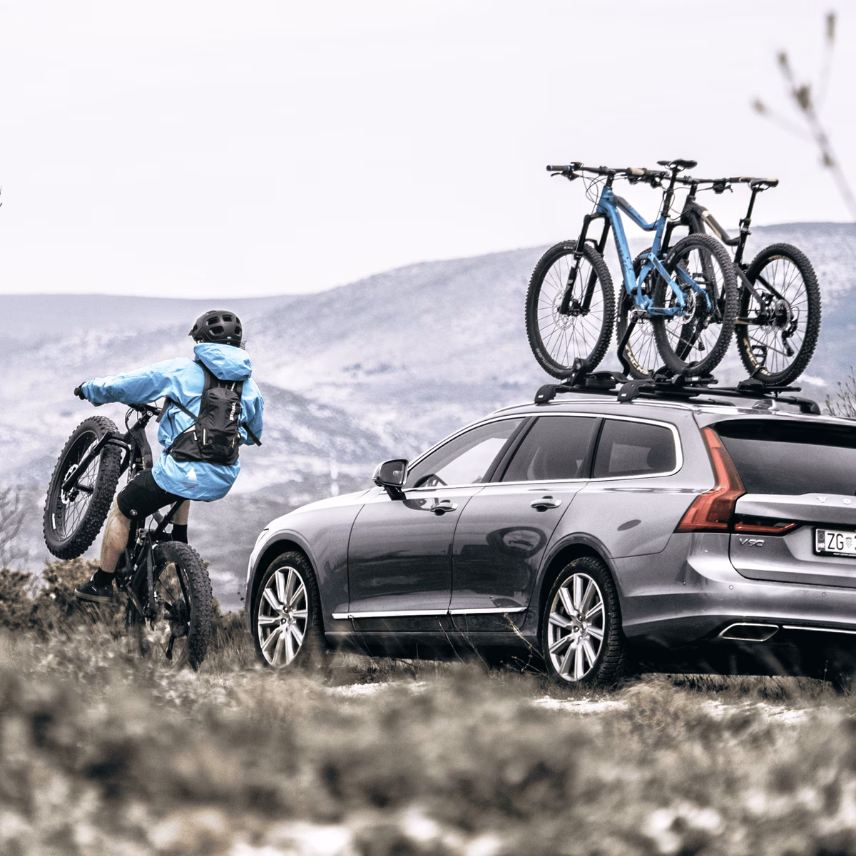 Suport biciclete Thule ProRide 598 Argintiu cu prindere pe bare transversale [7]