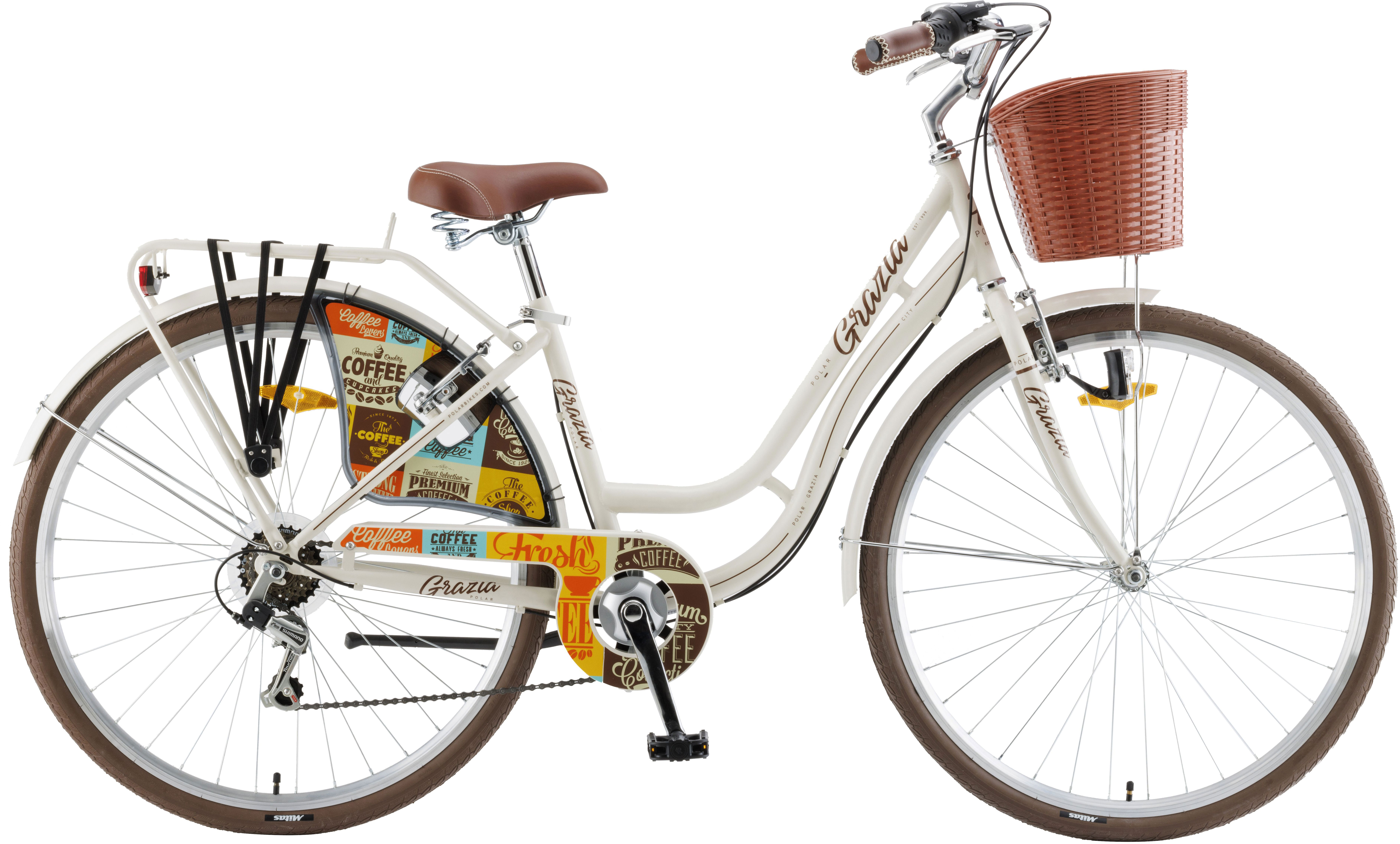 Bicicleta Oras Polar Grazia 6s - 28 inch, L, Alb-Bej [1]