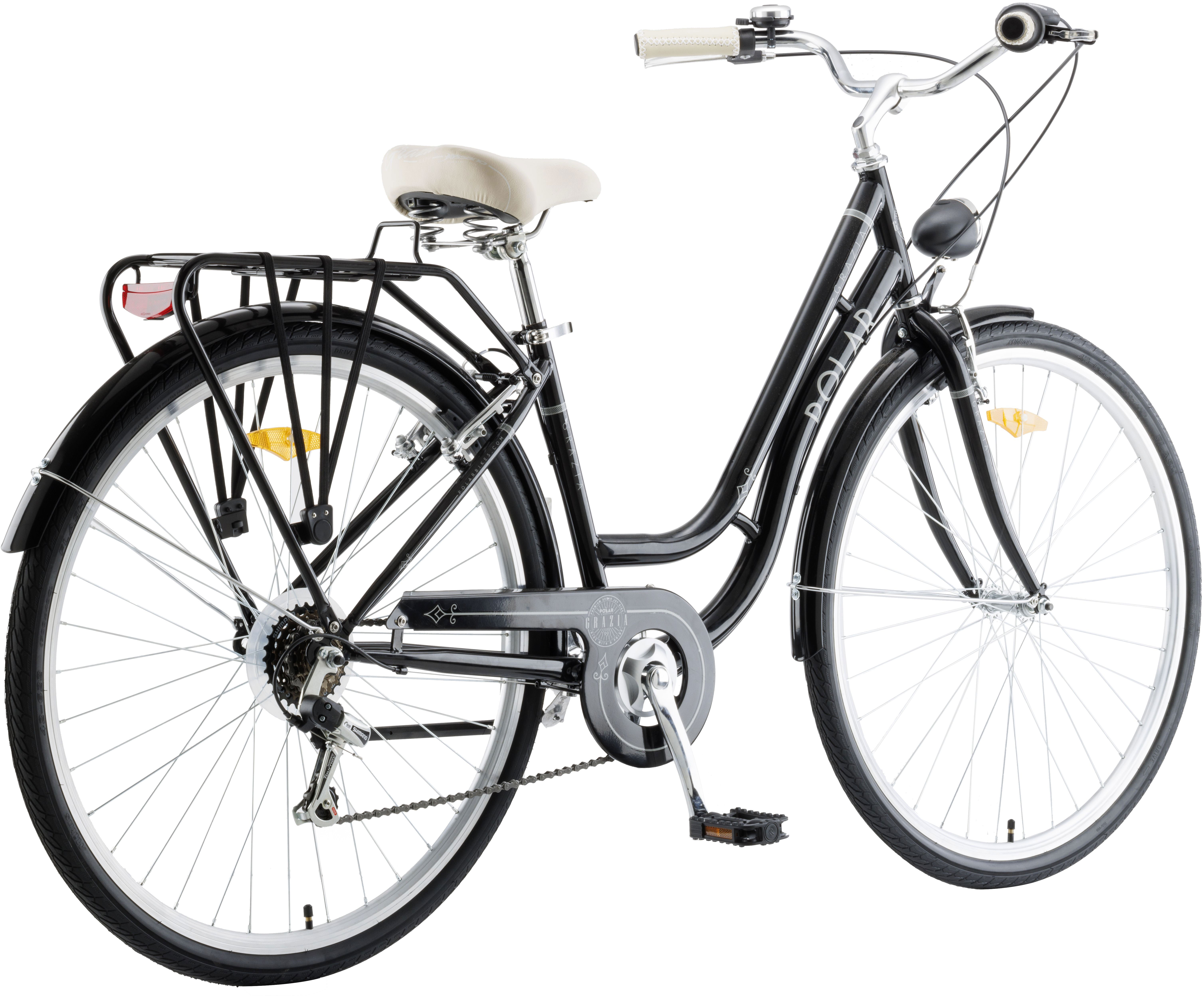 Bicicleta Oras Polar Grazia Retro 6s - 28 inch, L, Negru [3]
