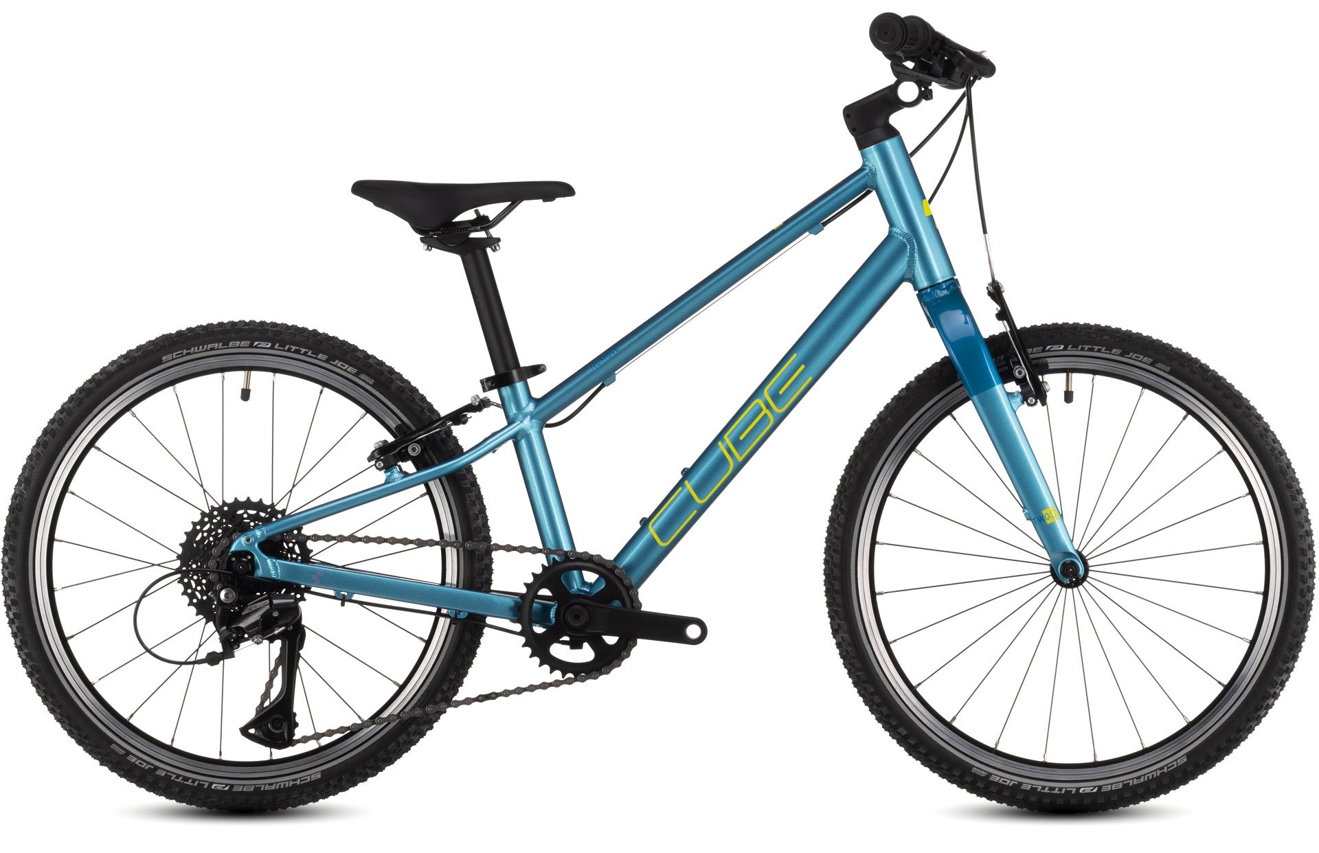 Ciclism - BICICLETA COPII CUBE NUMOVE 200 ALBASTRU/LIME 20INCH