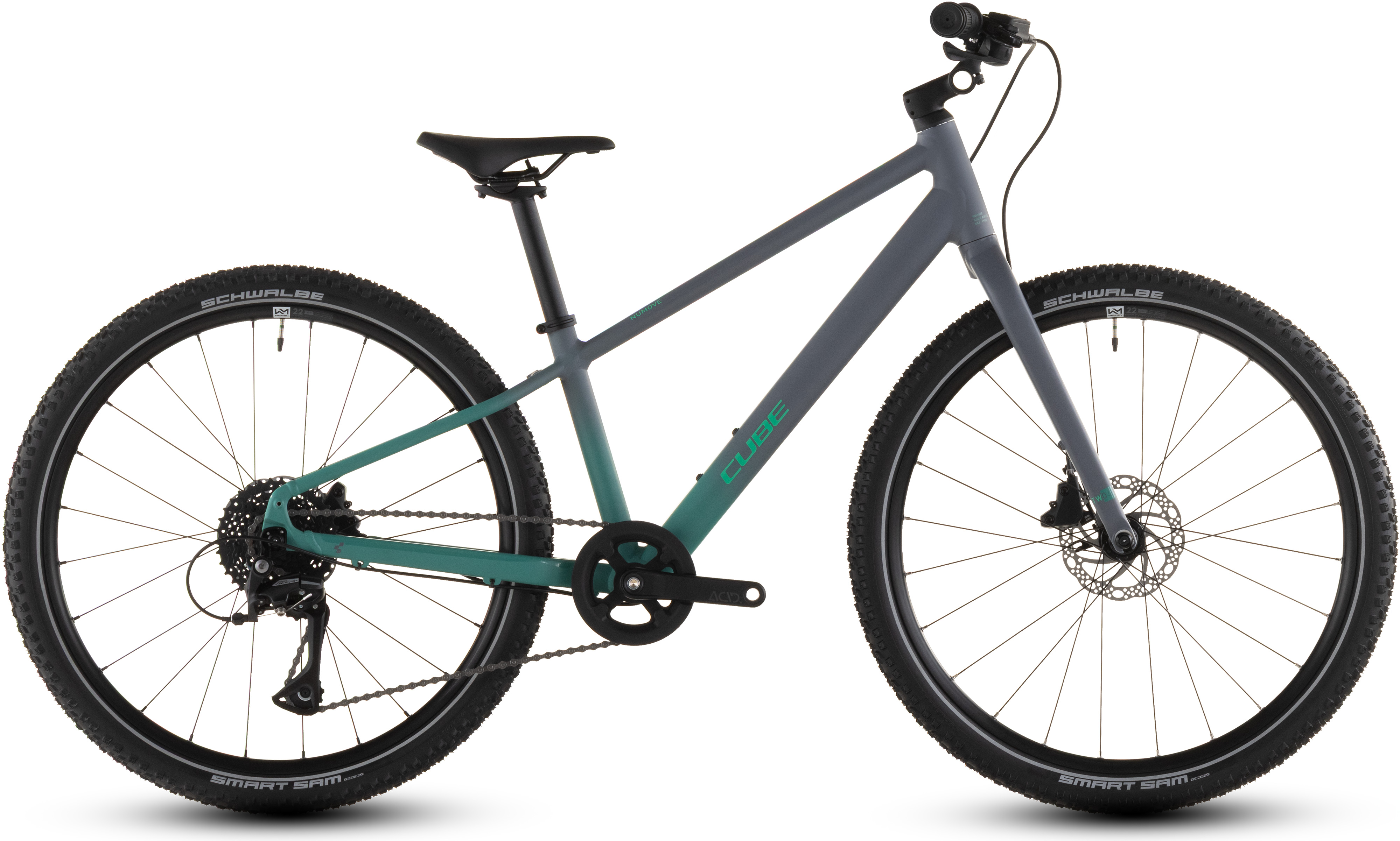 BICICLETA COPII CUBE NUMOVE 240 DISC LAVAGREY COOLGREEN 2026 roti 24 [1]