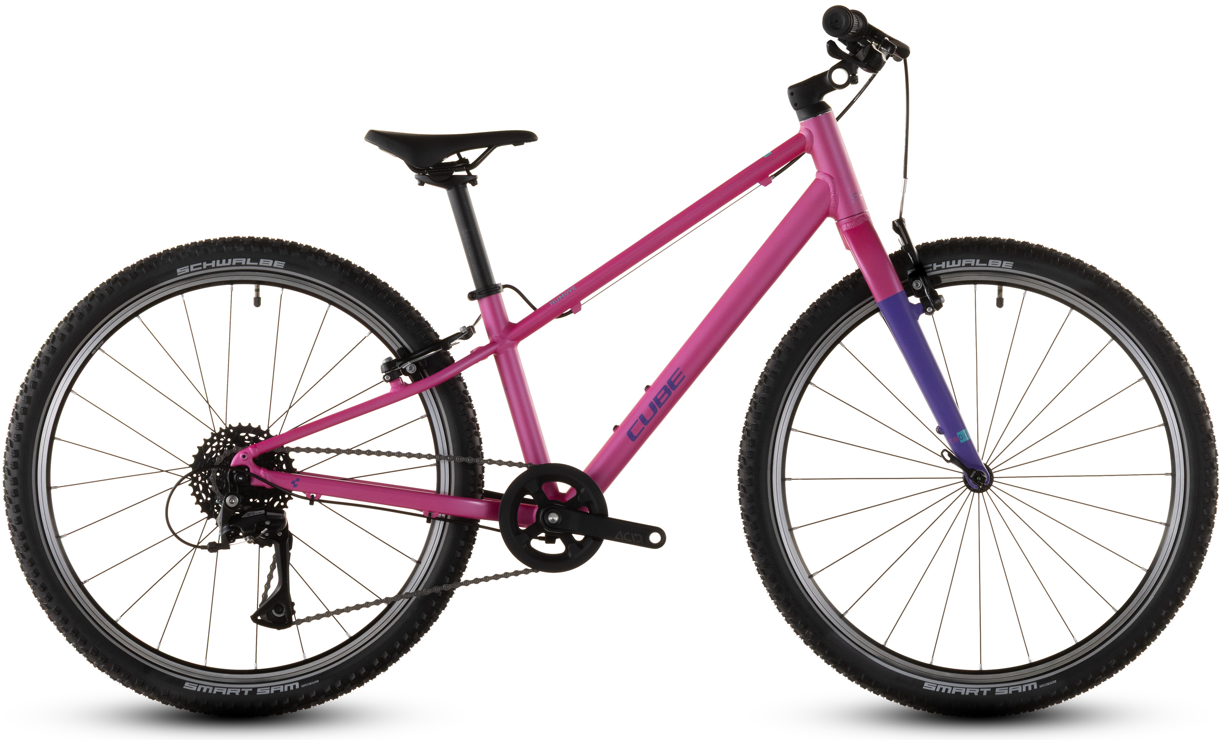 BICICLETA COPII CUBE NUMOVE 240 FUCSIA PLUM 2026 roti 24 [1]