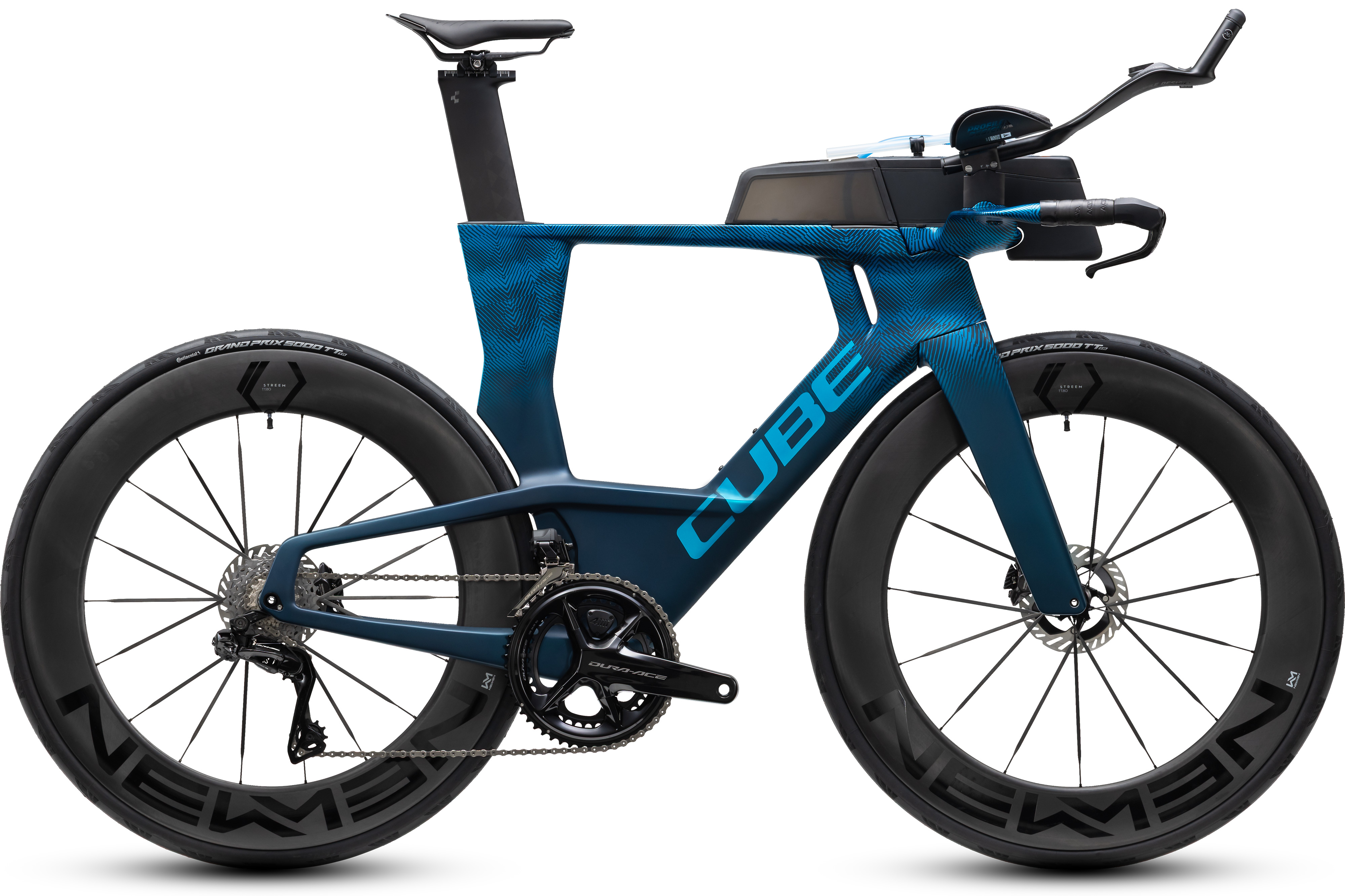 Ciclism - BICICLETA CUBE AERIUM C:68X SLT LIQUIDBLUEGRID CHROME 2027 M