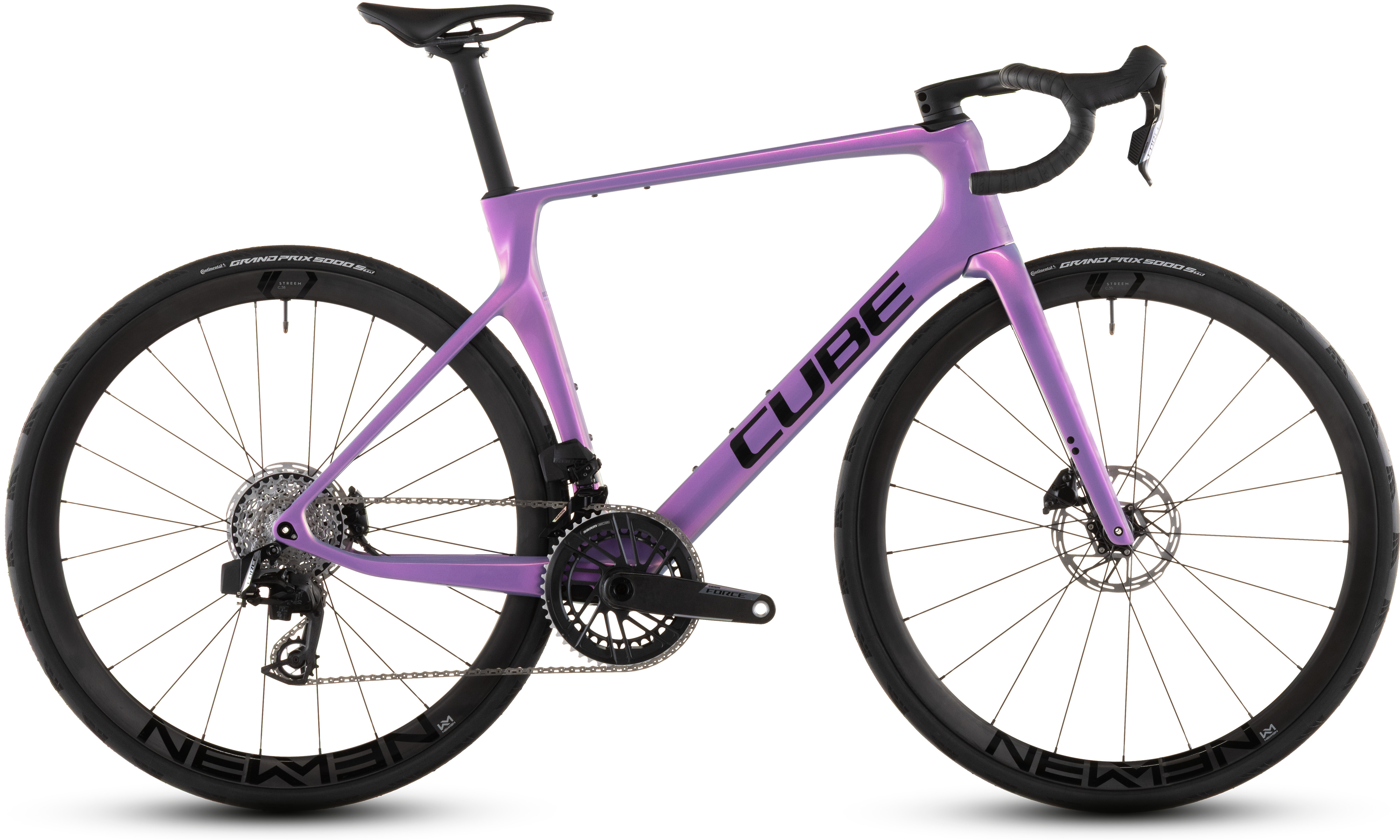 Biciclete - BICICLETA CUBE AGREE C:62 SLX COSMICPURPLE BLACK 2026 58 cm