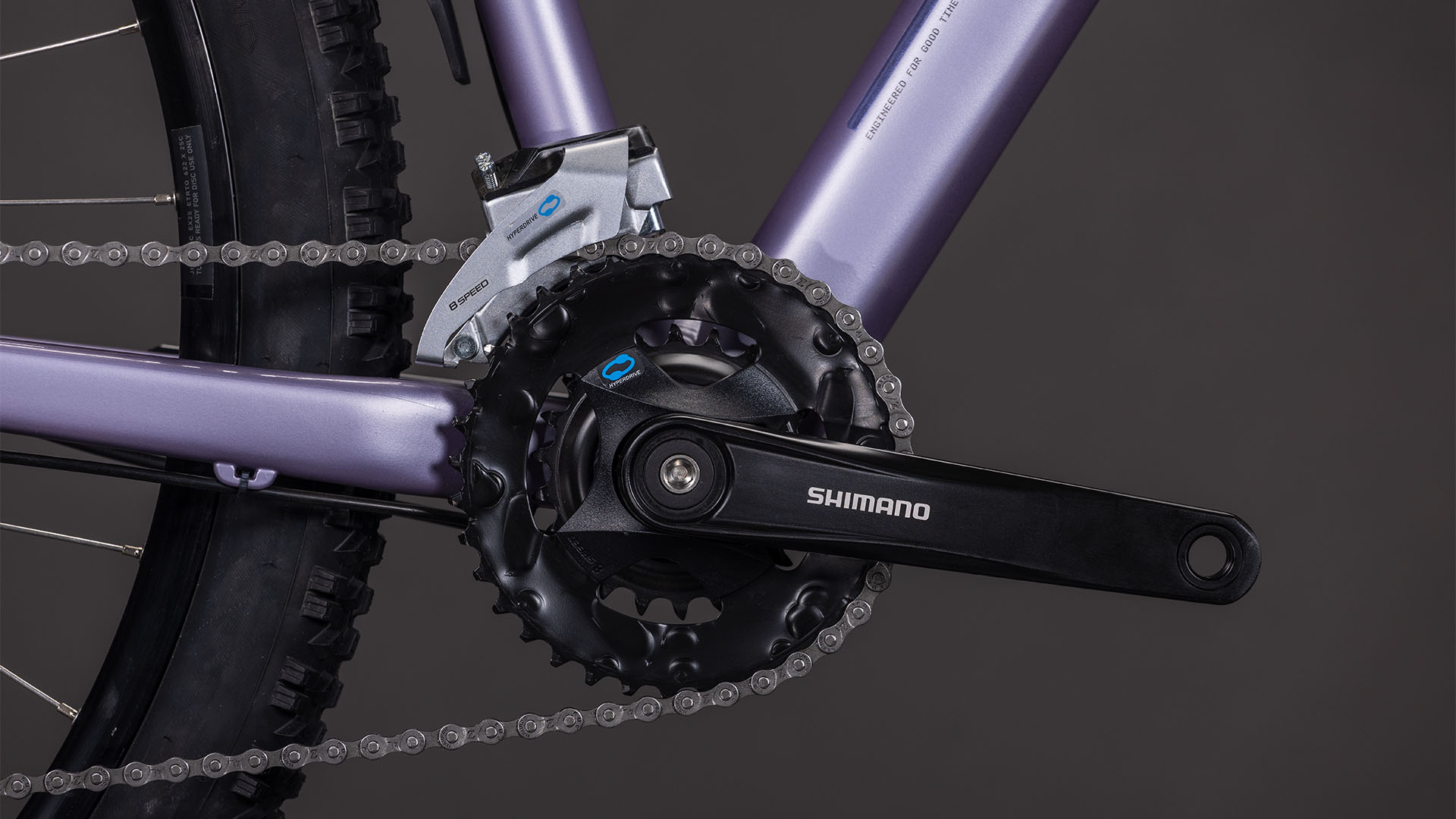 BICICLETA CUBE AIM ONE FE LIGHTPURPLE CHROME 2026 cadru XL (22") - roti 29 [3]