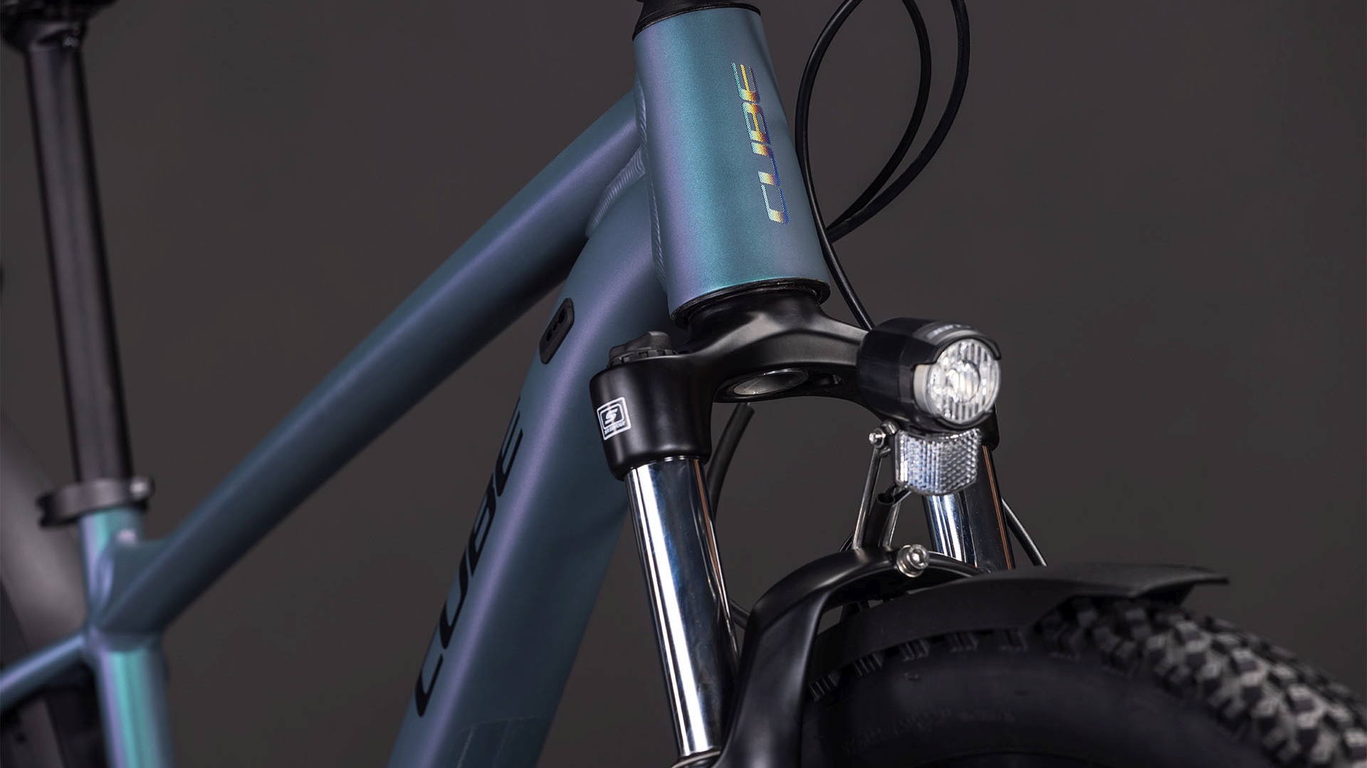 BICICLETA CUBE AIM PRO FE SMARAGDGREY PRISM 2026 cadru S (15") - roti 27.5 [4]