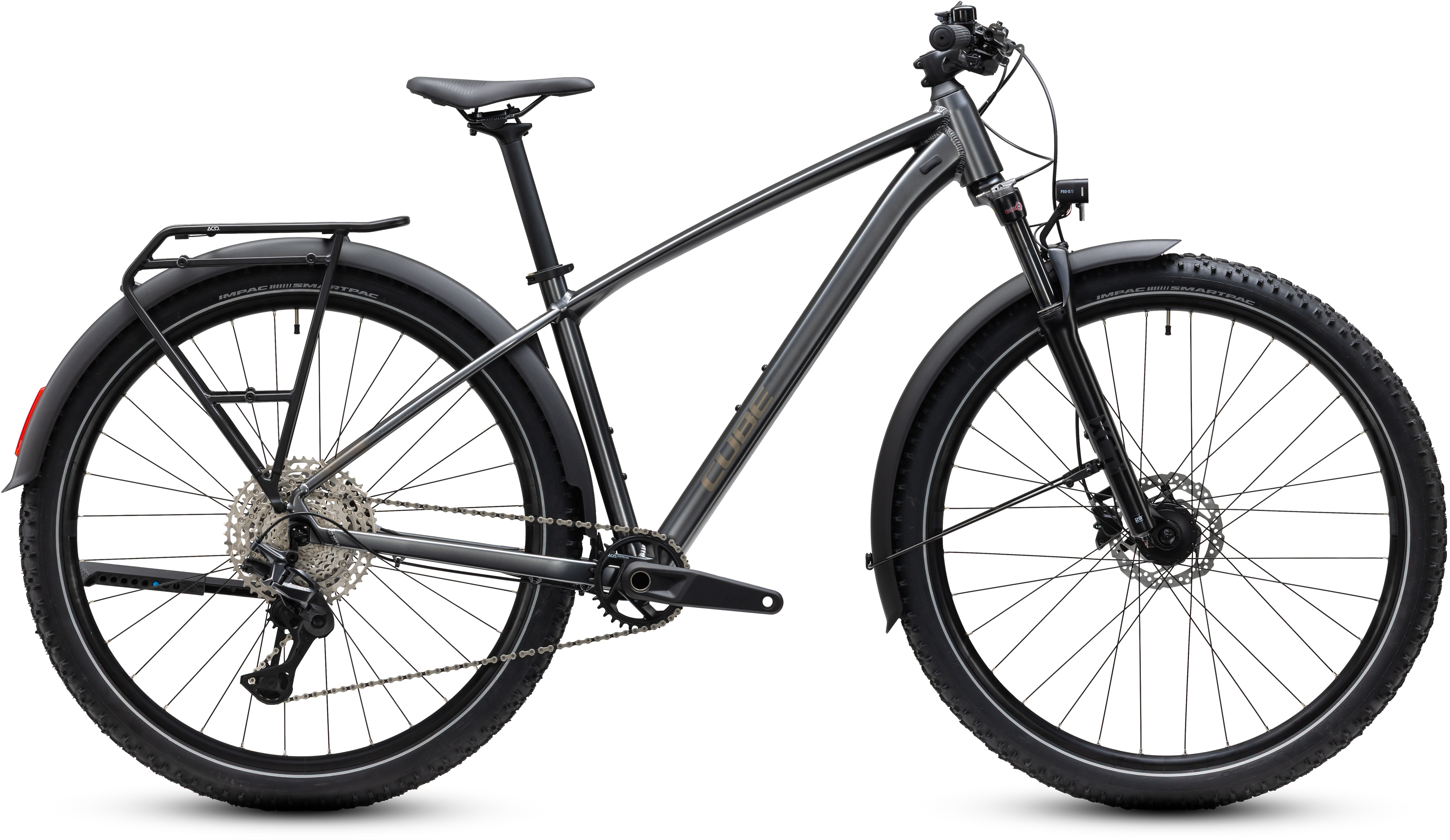 Ciclism - BICICLETA CUBE AIM SLX FE SLATEBLACK CHROME 2027 cadru XS (14") - roti 27.5