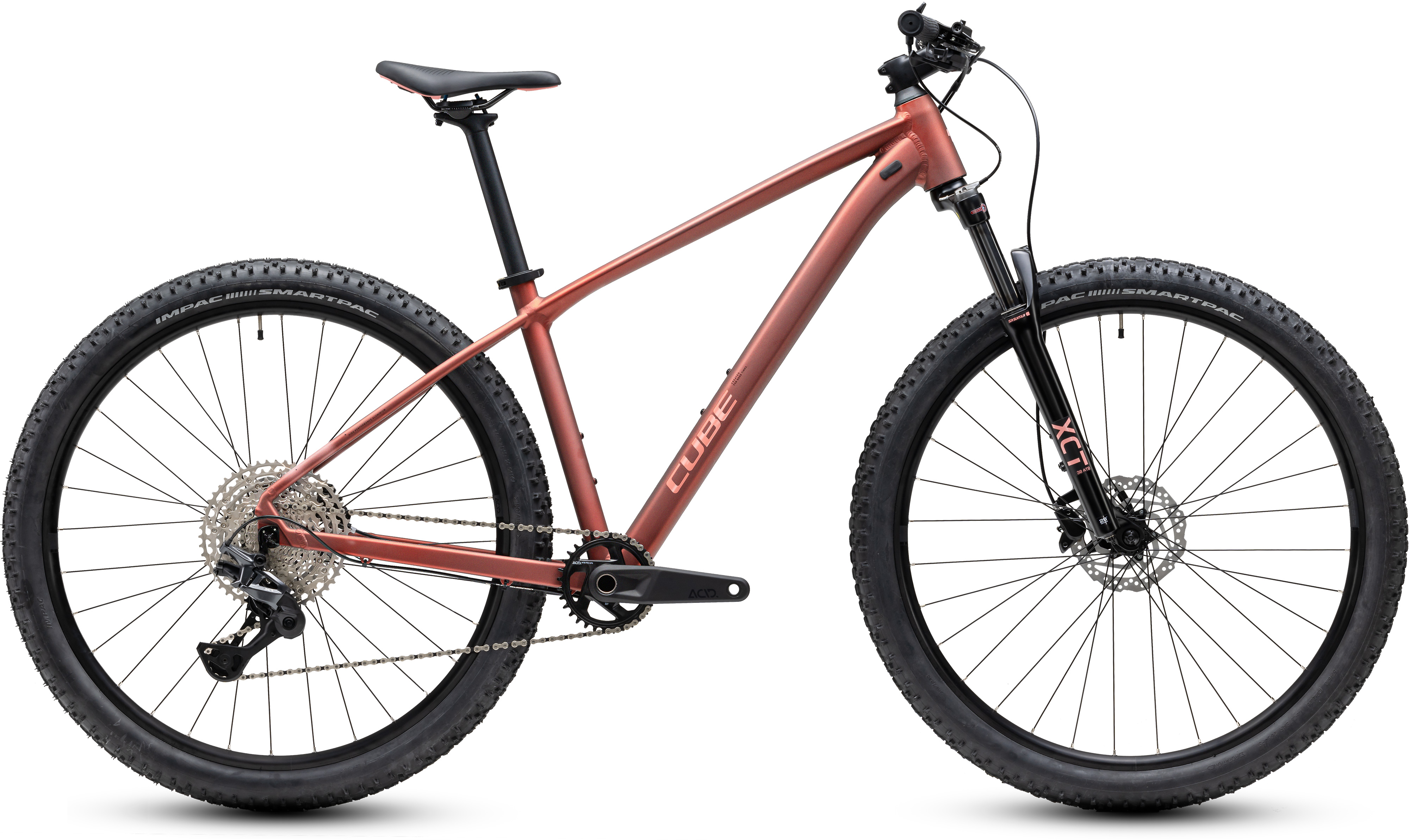 Ciclism - BICICLETA CUBE AIM SLX RUSTYROSE PEACH 2027 cadru M (17") - roti 29