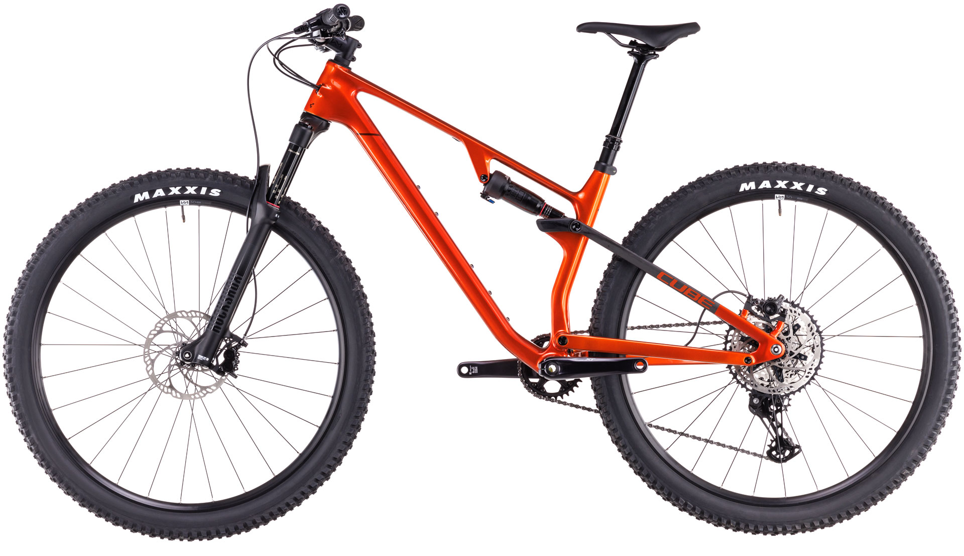 BICICLETA CUBE AMS ONE11 C:68X PRO 29 ELECTRICORANGE CARBON 2025 M [4]