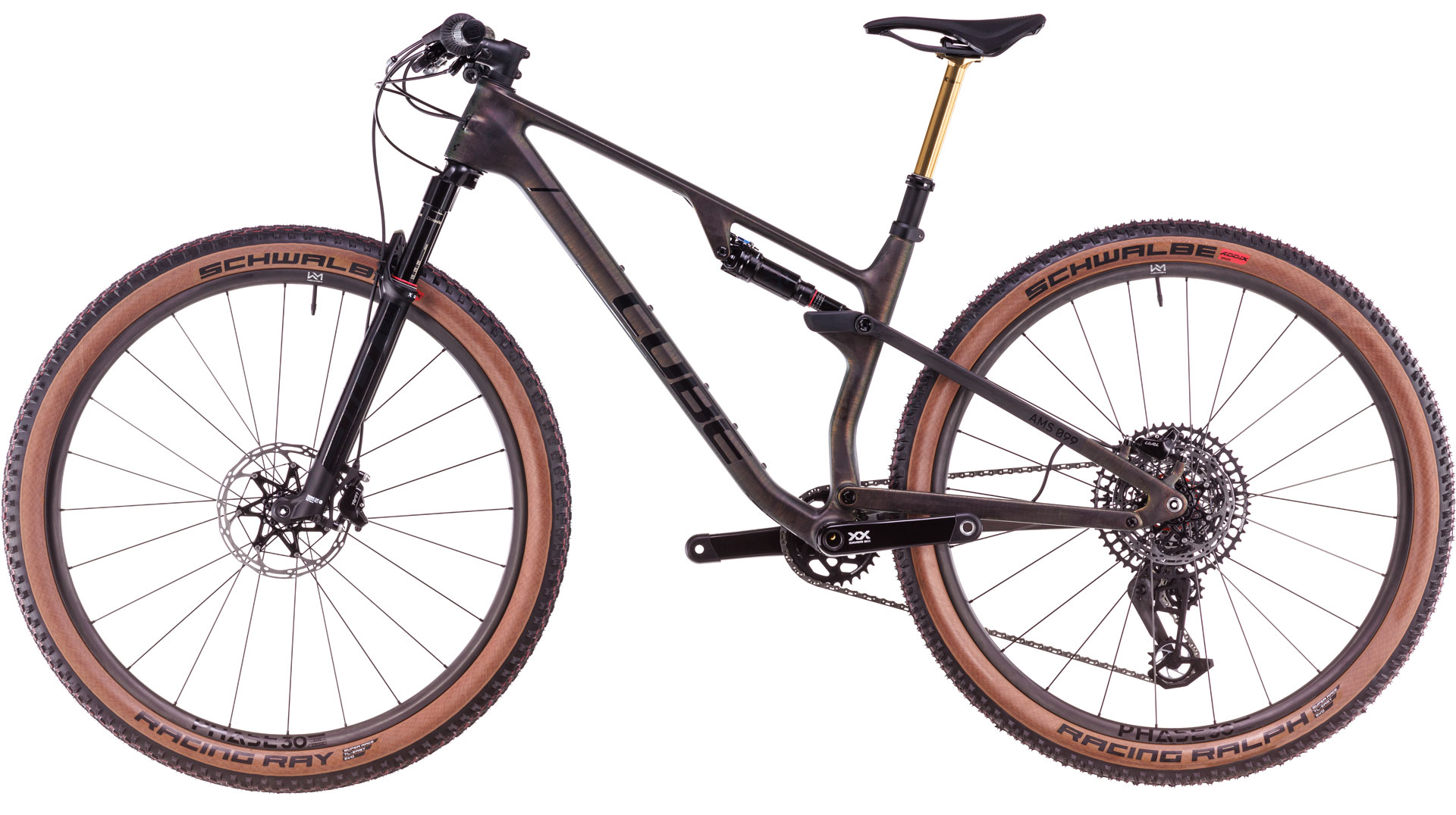 BICICLETA CUBE AMS ZERO99 C:68X SLT 29 LIQUIDLAVA BLACK 2025 XL [4]