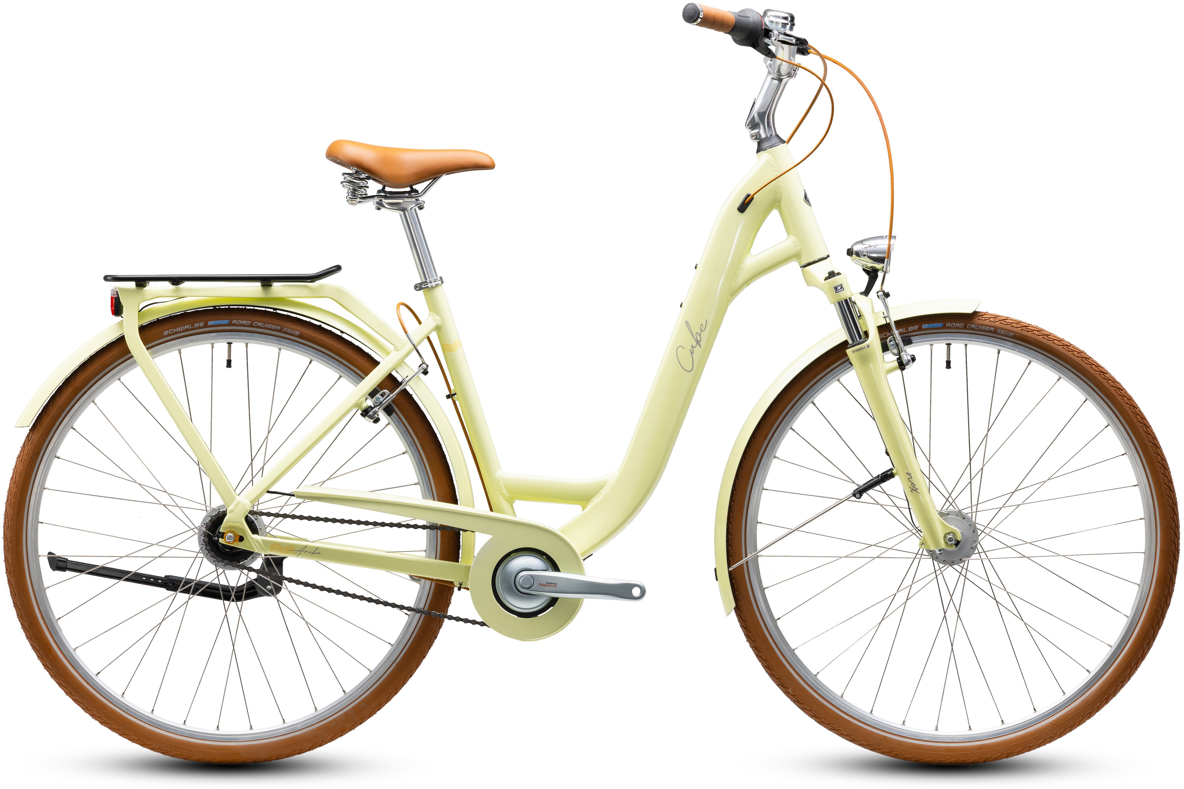 Ciclism - BICICLETA CUBE ARUBA EASY ENTRY SUNNYDAY BROWN 2027 45 cm