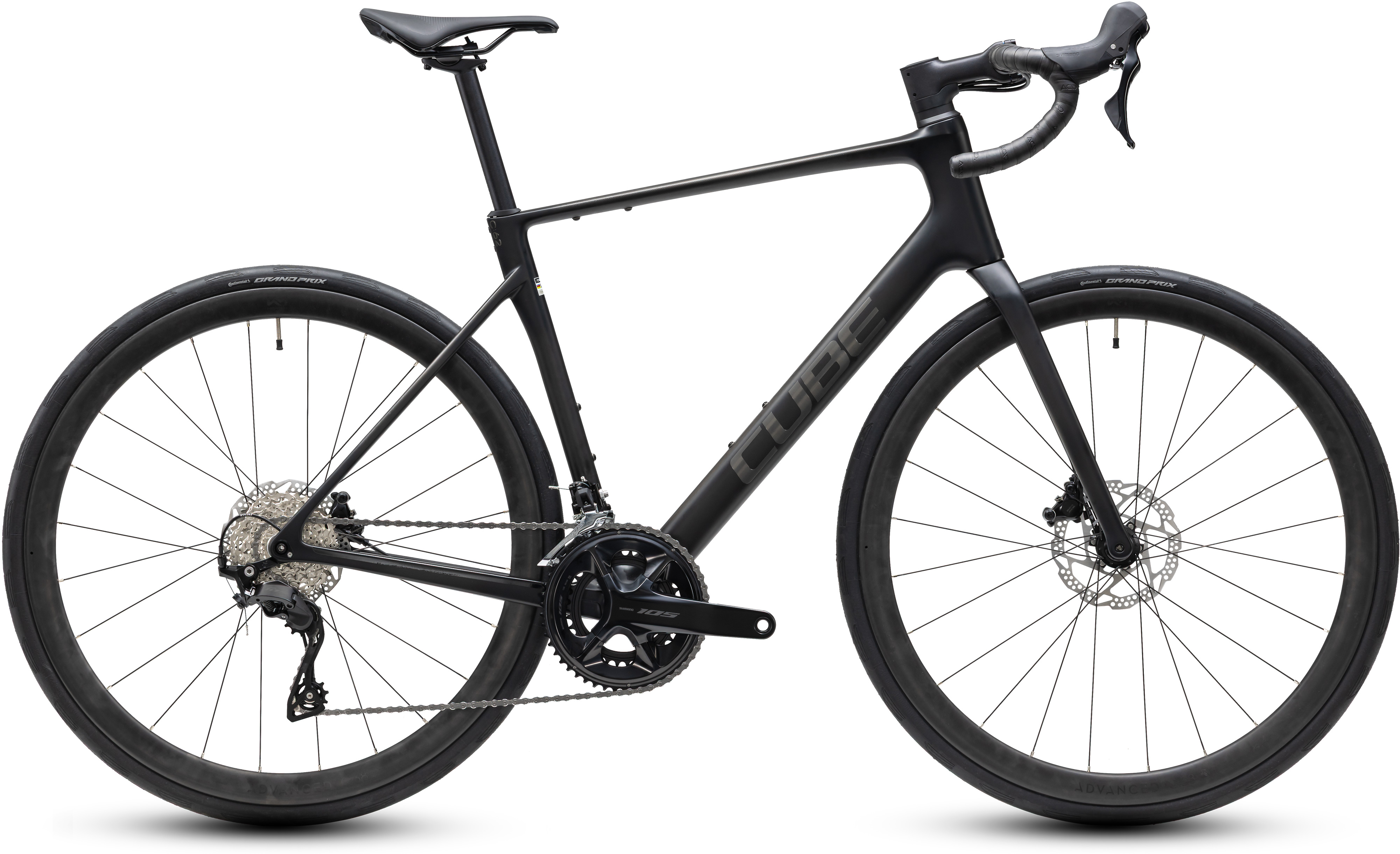 Ciclism - BICICLETA CUBE ATTAIN C:62 RACE CARBON COALCHROME 2027 56 cm