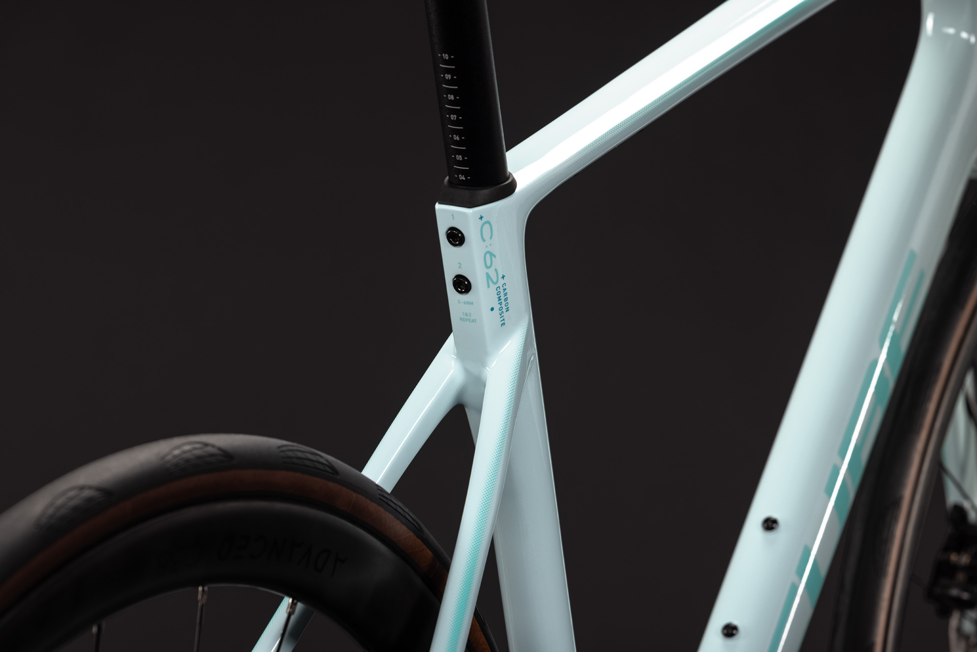 BICICLETA CUBE ATTAIN C:62 RACE FROSTYMINT MINT 2027 53 cm [2]