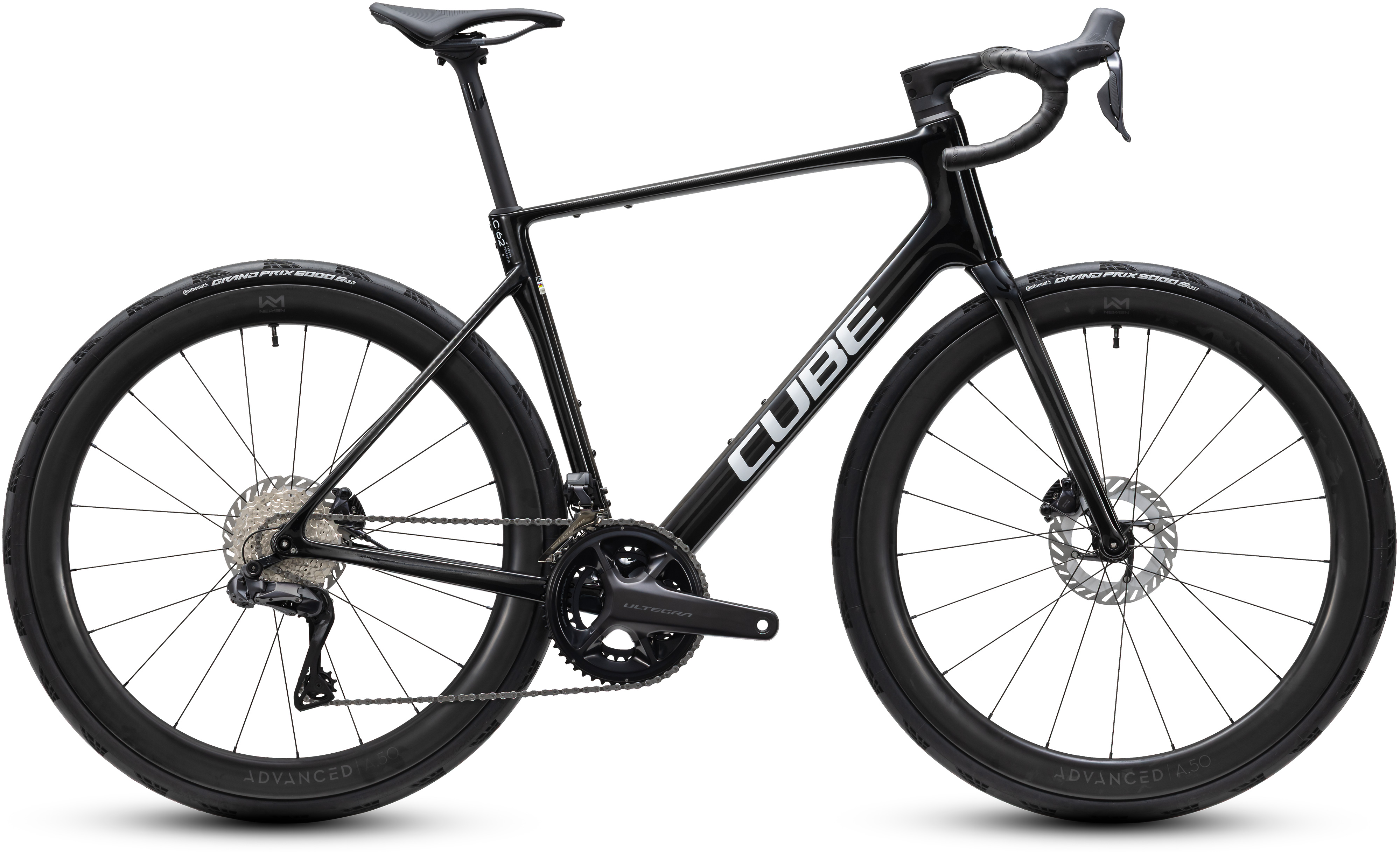 Ciclism - BICICLETA CUBE ATTAIN C:62 SLT CARBON WHITE 2027 53 cm